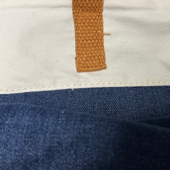 L'Occitane en Provence Denim/Canvas Tote Travel Shopping Bag 12"x14" - Picture 8 of 10